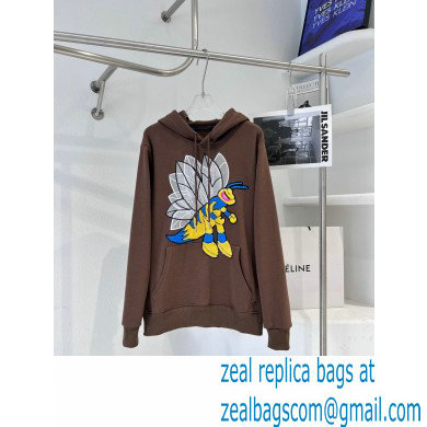 louis vuitton Graphic Bee Patched Hoodie 2022 - Click Image to Close