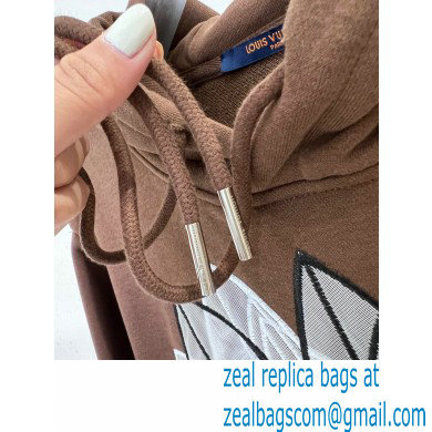 louis vuitton Graphic Bee Patched Hoodie 2022 - Click Image to Close