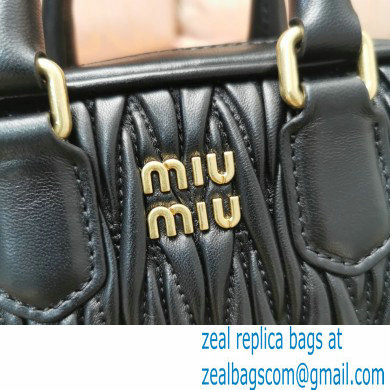 miu miu too pretty bowling bag 5BP077 black 2022