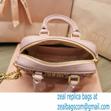 miu miu too pretty bowling bag 5BP077 light pink 2022 - Click Image to Close