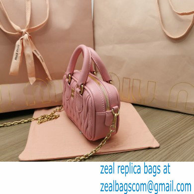 miu miu too pretty bowling bag 5BP077 pink 2022 - Click Image to Close