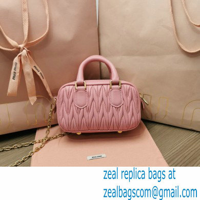 miu miu too pretty bowling bag 5BP077 pink 2022 - Click Image to Close