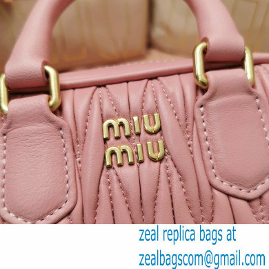 miu miu too pretty bowling bag 5BP077 pink 2022