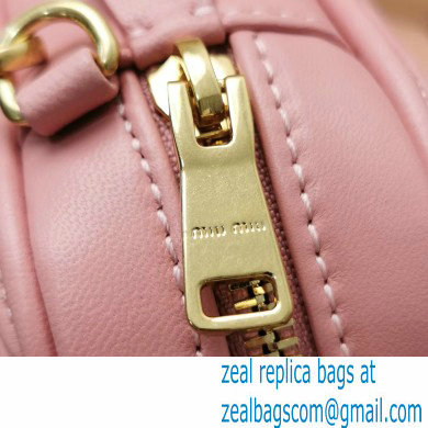 miu miu too pretty bowling bag 5BP077 pink 2022