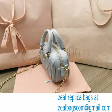 miu miu too pretty bowling bag 5BP077 sky blue 2022 - Click Image to Close