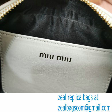 miu miu too pretty bowling bag 5BP077 white 2022 - Click Image to Close