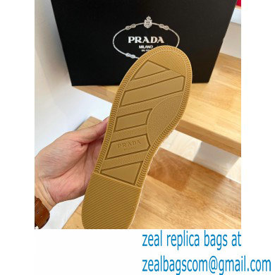 prada Fabric espadrille slides creamy 2022