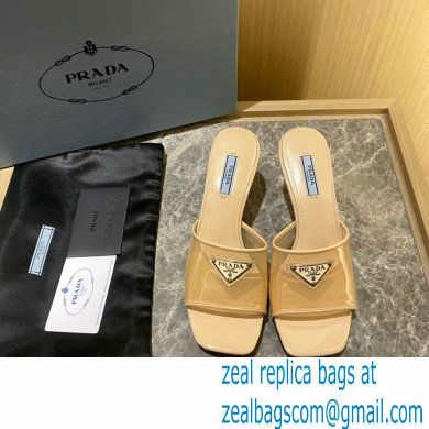 prada Plexiglas and patent leather sandals BEIGE 2022 - Click Image to Close