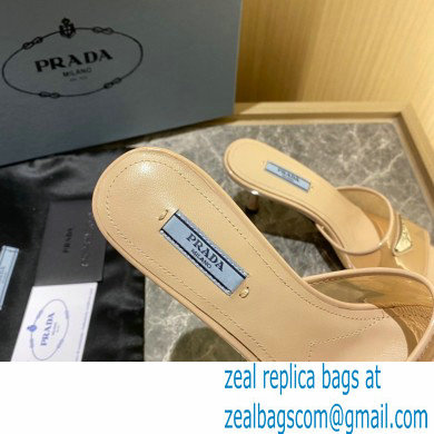 prada Plexiglas and patent leather sandals BEIGE 2022