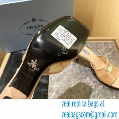 prada Plexiglas and patent leather sandals BEIGE 2022