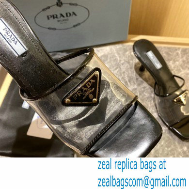 prada Plexiglas and patent leather sandals BLACK 2022