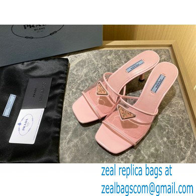prada Plexiglas and patent leather sandals PINK 2022
