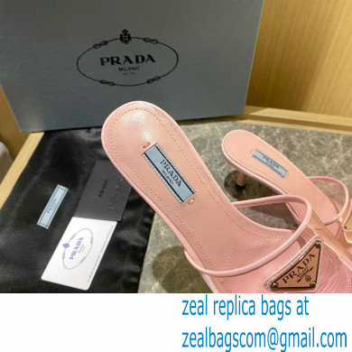 prada Plexiglas and patent leather sandals PINK 2022