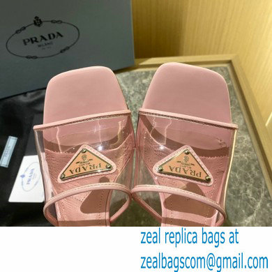 prada Plexiglas and patent leather sandals PINK 2022