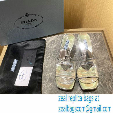 prada Plexiglas and patent leather sandals SILVER 2022 - Click Image to Close