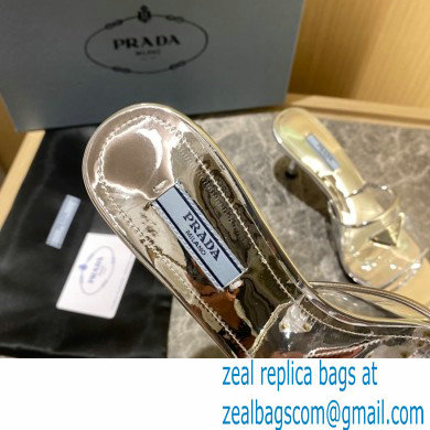 prada Plexiglas and patent leather sandals SILVER 2022 - Click Image to Close