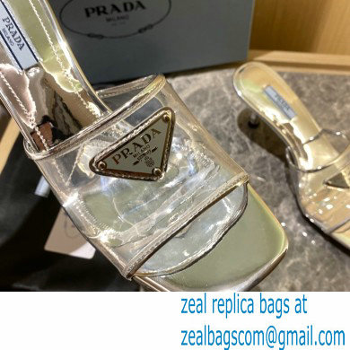 prada Plexiglas and patent leather sandals SILVER 2022 - Click Image to Close