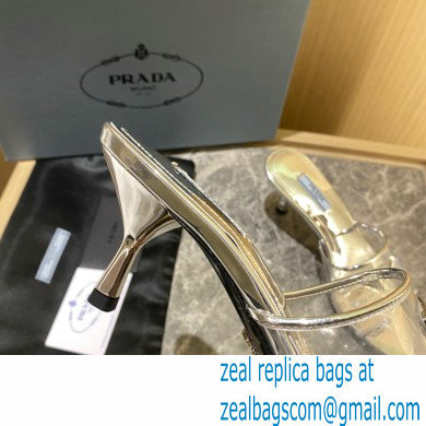 prada Plexiglas and patent leather sandals SILVER 2022 - Click Image to Close