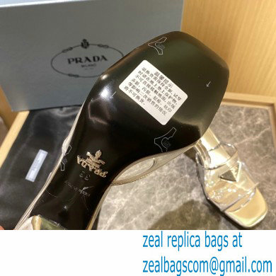 prada Plexiglas and patent leather sandals SILVER 2022