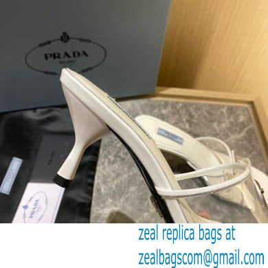 prada Plexiglas and patent leather sandals WHITE 2022 - Click Image to Close