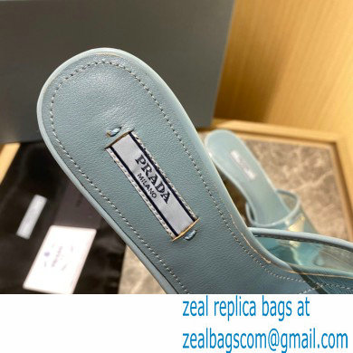 prada Plexiglas and patent leather sandals blue 2022 - Click Image to Close