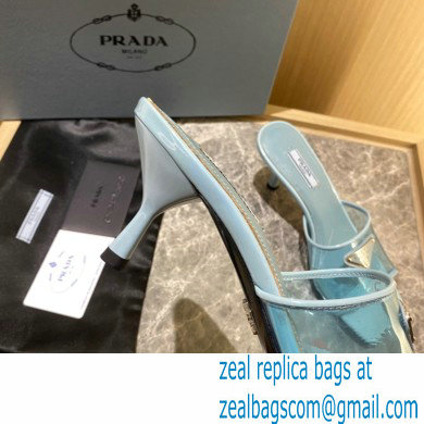 prada Plexiglas and patent leather sandals blue 2022 - Click Image to Close