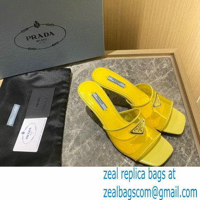 prada Plexiglas and patent leather sandals yellow 2022 - Click Image to Close