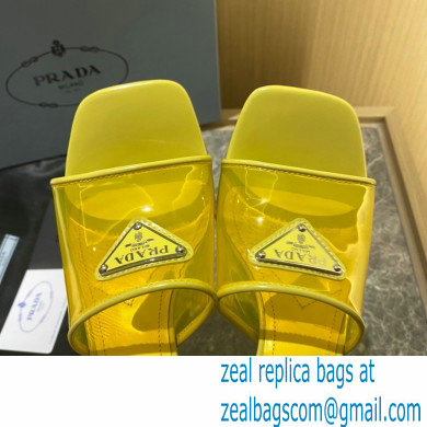 prada Plexiglas and patent leather sandals yellow 2022 - Click Image to Close