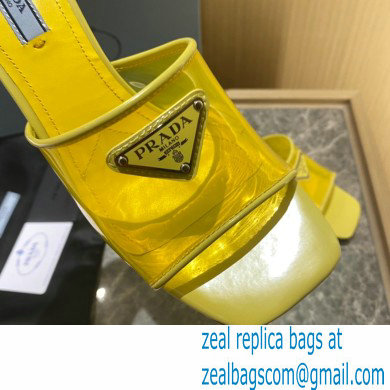 prada Plexiglas and patent leather sandals yellow 2022 - Click Image to Close