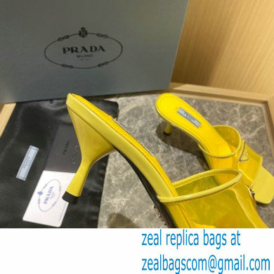 prada Plexiglas and patent leather sandals yellow 2022 - Click Image to Close