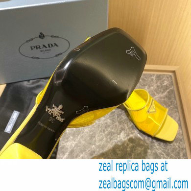 prada Plexiglas and patent leather sandals yellow 2022 - Click Image to Close