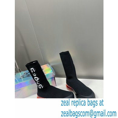 Balenciaga 53045 Speed Knit Sock High Sneakers Black/White 2022