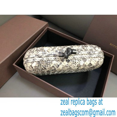 Bottega Veneta Chain Knot minaudiere Clutch Bag 8651 Python 02 - Click Image to Close