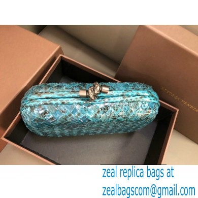 Bottega Veneta Chain Knot minaudiere Clutch Bag 8651 Python 03 - Click Image to Close