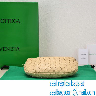 Bottega Veneta Chain mini jodie intrecciato leather top handle bag Apricot - Click Image to Close