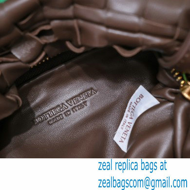 Bottega Veneta Chain mini jodie intrecciato leather top handle bag Coffee - Click Image to Close