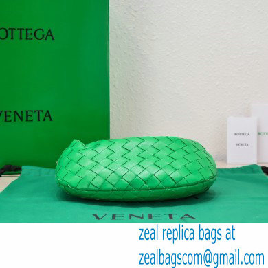 Bottega Veneta Chain mini jodie intrecciato leather top handle bag Green