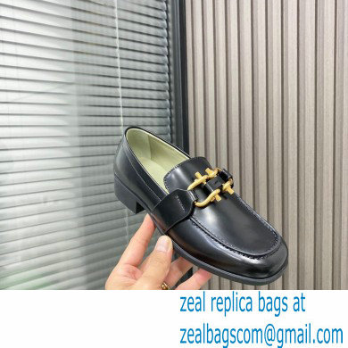 Bottega Veneta Glossy leather monsieur loafers Black 2022