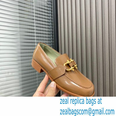 Bottega Veneta Glossy leather monsieur loafers Brown 2022