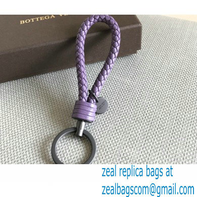 Bottega Veneta Intreccio leather key ring 08 - Click Image to Close