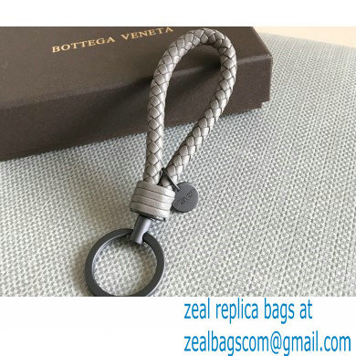Bottega Veneta Intreccio leather key ring 09