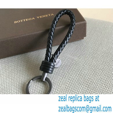 Bottega Veneta Intreccio leather key ring 10 - Click Image to Close