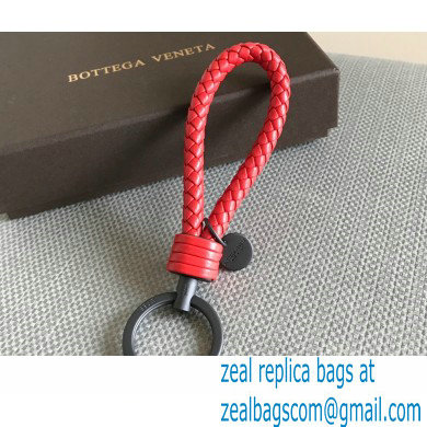 Bottega Veneta Intreccio leather key ring 12