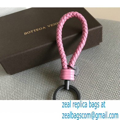 Bottega Veneta Intreccio leather key ring 13 - Click Image to Close