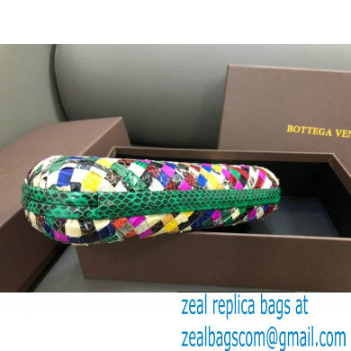Bottega Veneta Knot minaudiere Clutch Large Bag 8651 Python 01