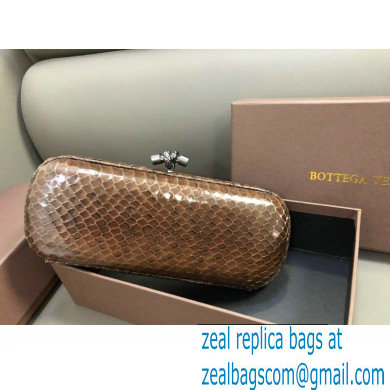 Bottega Veneta Knot minaudiere Clutch Large Bag 8651 Python 05