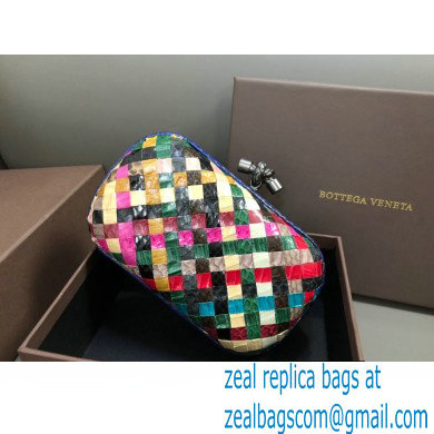 Bottega Veneta Knot minaudiere Clutch Small Bag 8651 Python 01