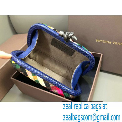 Bottega Veneta Knot minaudiere Clutch Small Bag 8651 Python 01