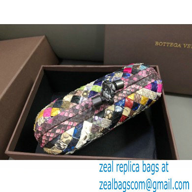 Bottega Veneta Knot minaudiere Clutch Small Bag 8651 Python 02