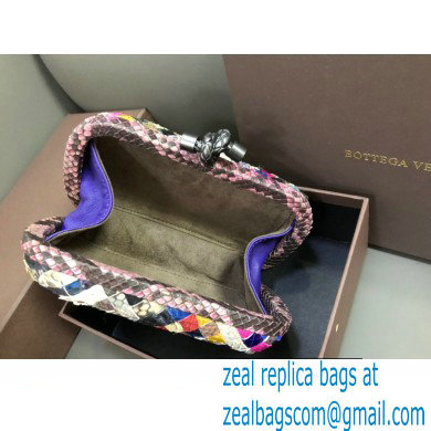 Bottega Veneta Knot minaudiere Clutch Small Bag 8651 Python 02 - Click Image to Close